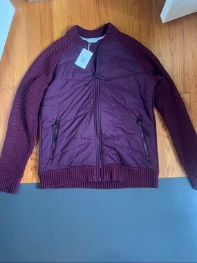 NEW Kari Traa Women's FÆRE Quilted Knit Jacket in Jam